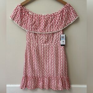 NWT City Studio Eyelet Off the Shoulder Dress
